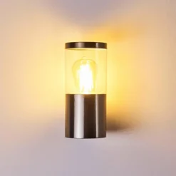 hofstein Applique murale d'extérieur Bodio Chrome, 1 lumière