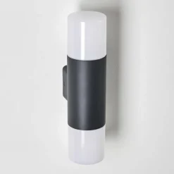 hofstein Applique murale d'extérieur Schafhaus Anthracite, 2 lumières