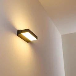 hofstein Applique murale d'extérieur Hjortspring LED Anthracite, 1 lumière