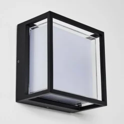 hofstein Applique murale d'extérieur Lysabild LED Noir, 1 lumière