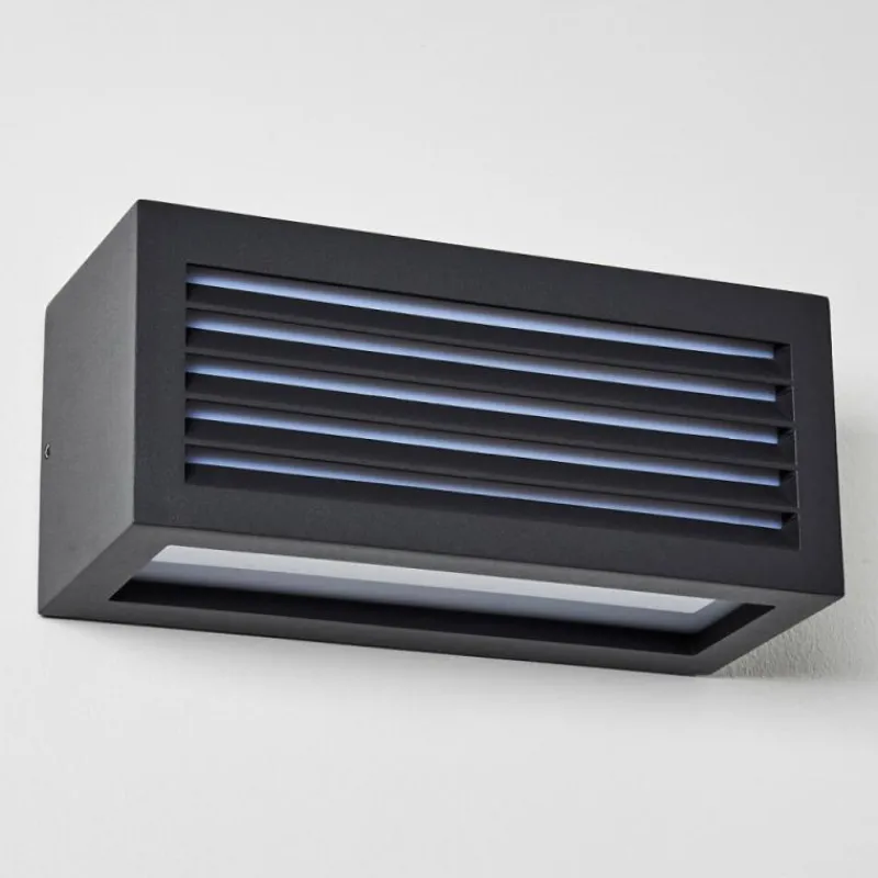 hofstein Applique murale d'extérieur Naldmadebro Anthracite, 1 lumière