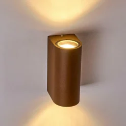 hofstein Applique murale d'extérieur Norrelogum Rouille, 2 lumières