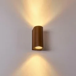 hofstein Applique murale d'extérieur Norrelogum Rouille, 2 lumières