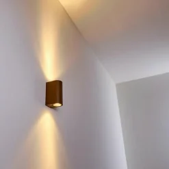 hofstein Applique murale d'extérieur Norrelogum Rouille, 2 lumières