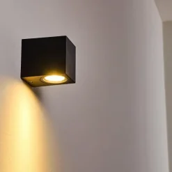 hofstein Applique murale d'extérieur Nordborg LED Noir, 1 lumière