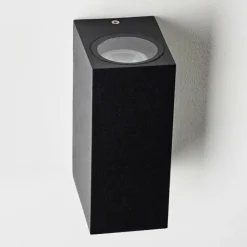 hofstein Applique murale d'extérieur Nordborg LED Noir, 2 lumières