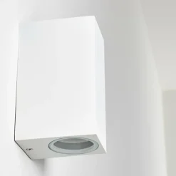 hofstein Applique murale d'extérieur Nordborg LED Blanc, 2 lumières