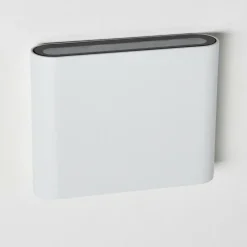 hofstein Applique murale d'extérieur Tinglev LED Blanc, 2 lumières