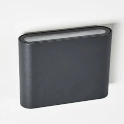 hofstein Applique murale d'extérieur Tinglev LED Anthracite, 2 lumières