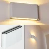 hofstein Applique murale d'extérieur Tinglev LED Blanc, 2 lumières