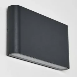 hofstein Applique murale d'extérieur Tinglev LED Anthracite, 2 lumières