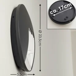 hofstein Applique murale d'extérieur Silvso LED Anthracite, 3 lumières