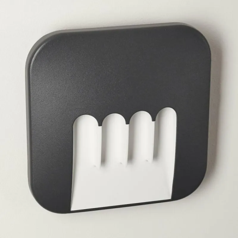 hofstein Applique murale d'extérieur Silvso LED Anthracite, 4 lumières