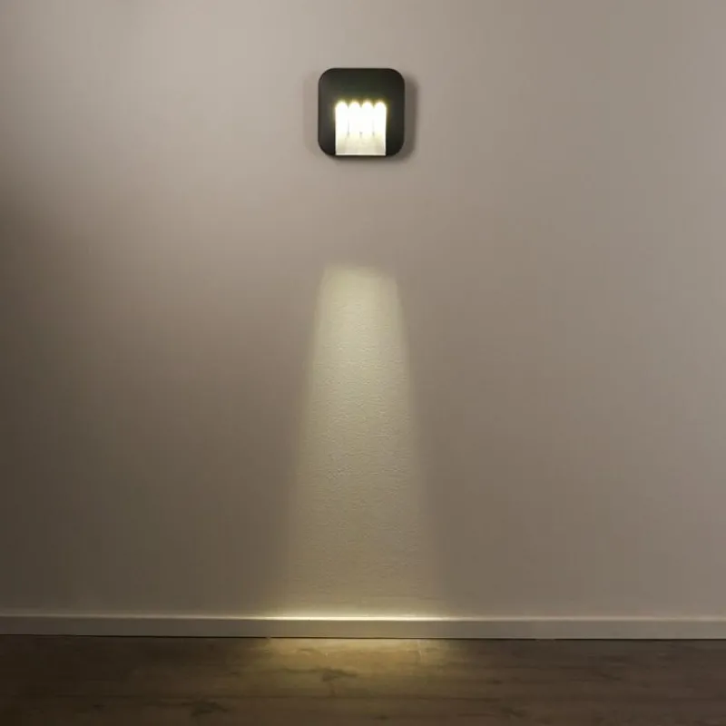 hofstein Applique murale d'extérieur Silvso LED Anthracite, 4 lumières