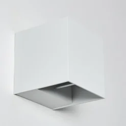 hofstein Applique murale d'extérieur Fauderup LED Blanc, 2 lumières