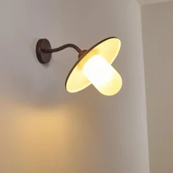 Luminaires Rustiques-hofstein Applique murale d'extérieur Surnu Brun, Rouille, 1 lumière