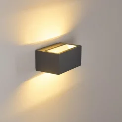 hofstein Applique murale d'extérieur Spidern LED Anthracite, 1 lumière