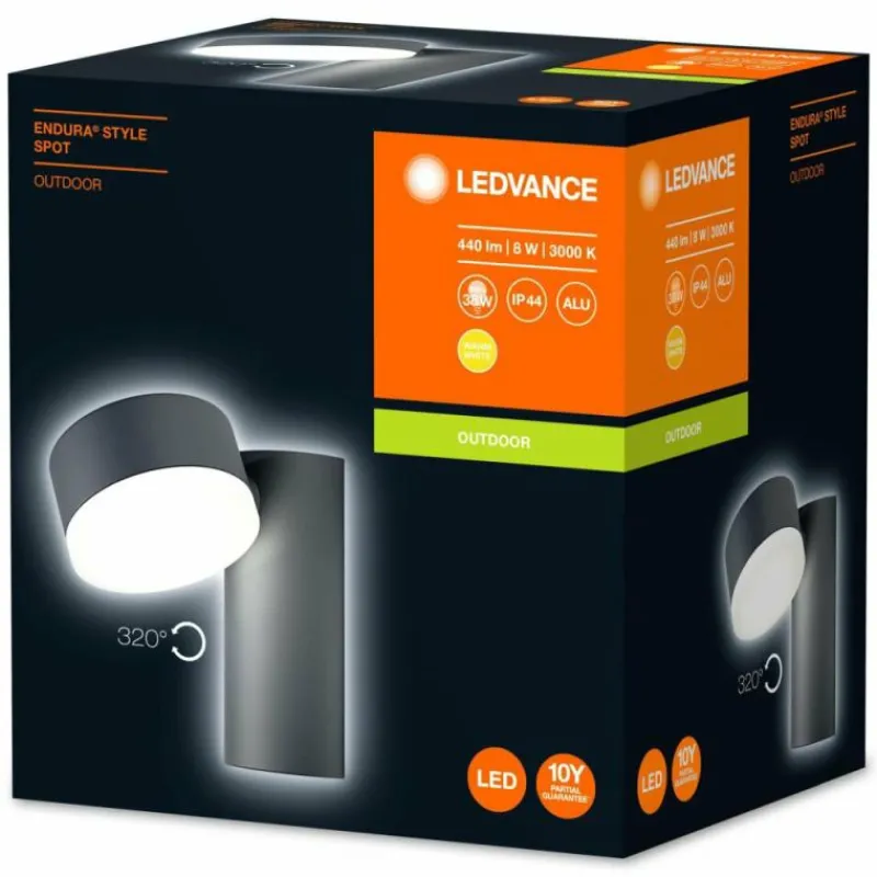 Luminaires Ledvance Applique murale d'extérieur LEDVANCE ENDURA Noir, 1 lumière