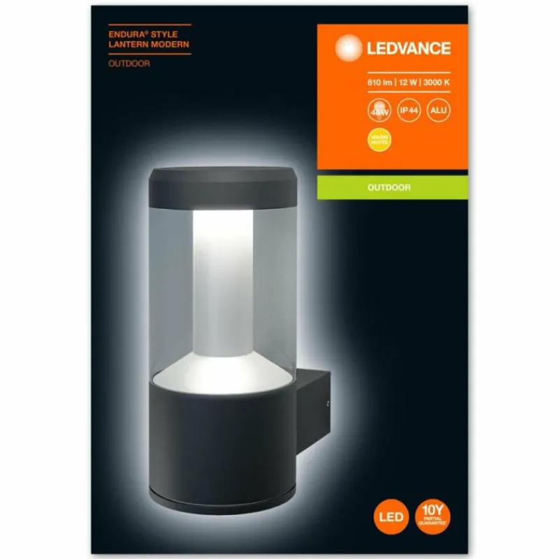 Luminaires Ledvance Applique murale d'extérieur LEDVANCE ENDURA Noir, 1 lumière