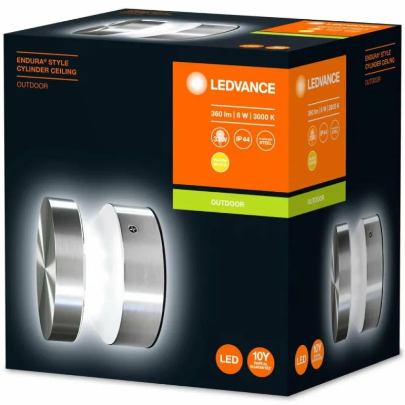Luminaires Ledvance Applique murale d'extérieur LEDVANCE ENDURA Acier inoxydable, 1 lumière