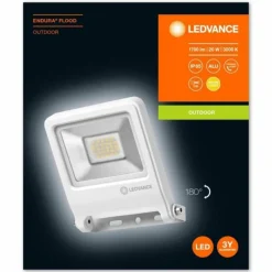 Luminaires Ledvance Applique murale d'extérieur LEDVANCE POLYBAR Blanc, 1 lumière