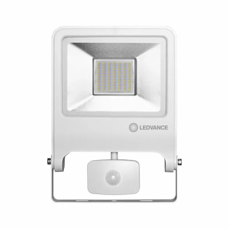 Luminaires Ledvance Applique murale d'extérieur LEDVANCE POLYBAR Blanc, 1 lumière, Détecteur de mouvement