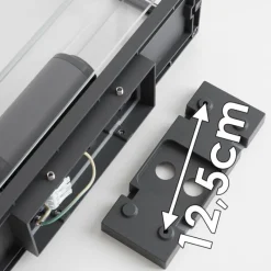 hofstein Applique murale d'extérieur Skeldegaard Anthracite, 2 lumières