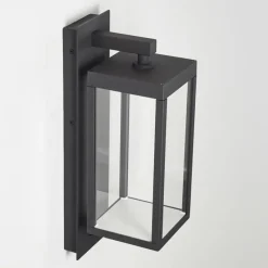 hofstein Applique murale d'extérieur Faroer LED Anthracite, 1 lumière, Détecteur de mouvement