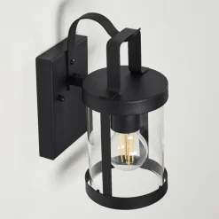 Lampes Vintages & Rétros-hofstein Applique murale d'extérieur Hojer Noir, 1 lumière
