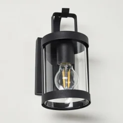 Lampes Vintages & Rétros-hofstein Applique murale d'extérieur Hojer Noir, 1 lumière