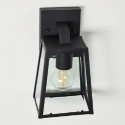 Lampes Vintages & Rétros-hofstein Applique murale d'extérieur Hjerpsted Noir, 1 lumière