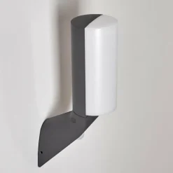 hofstein Applique murale d'extérieur Porus LED Anthracite, 1 lumière, Détecteur de mouvement