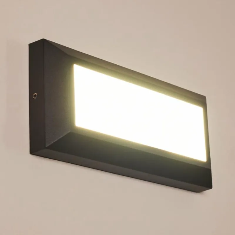 hofstein Applique murale d'extérieur Alkmaar LED Anthracite, 1 lumière