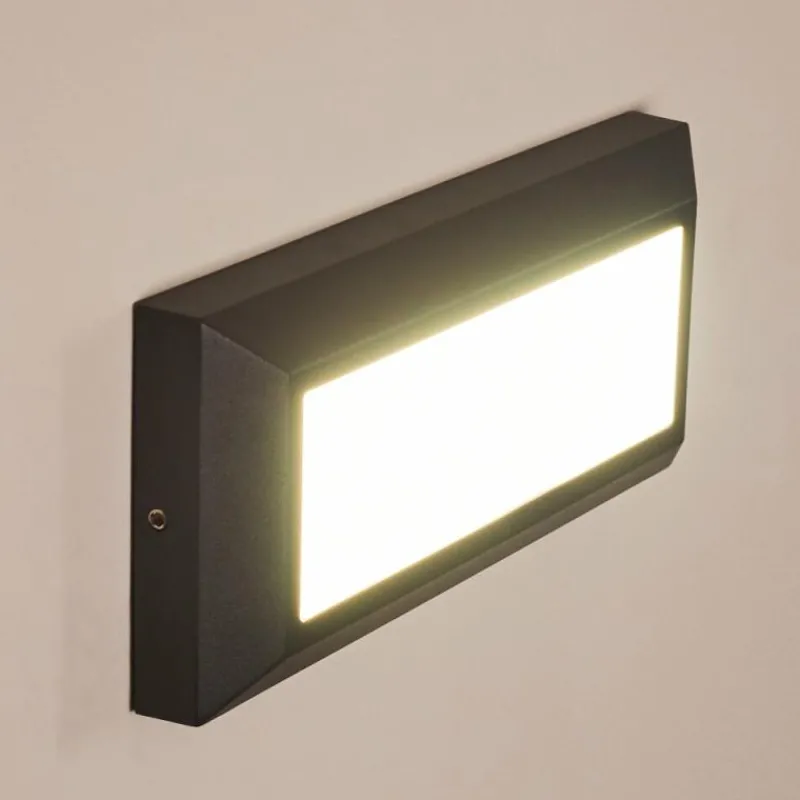 hofstein Applique murale d'extérieur Alkmaar LED Anthracite, 1 lumière