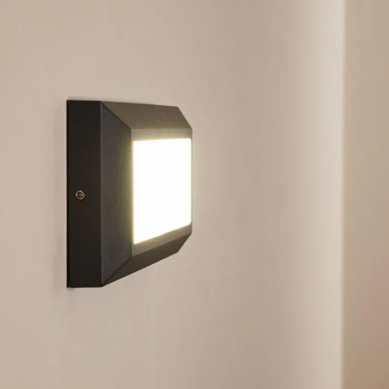 hofstein Applique murale d'extérieur Alkmaar LED Anthracite, 1 lumière