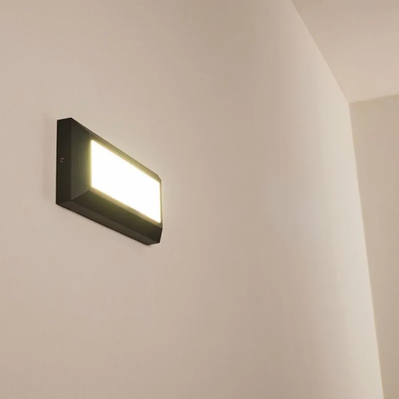 hofstein Applique murale d'extérieur Alkmaar LED Anthracite, 1 lumière