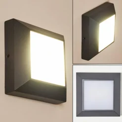 hofstein Applique murale d'extérieur Alkmaar LED Anthracite, 1 lumière