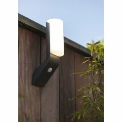 Luminaires Lutec Applique murale d'extérieur Lutec BATI LED Anthracite, 1 lumière, Détecteur de mouvement