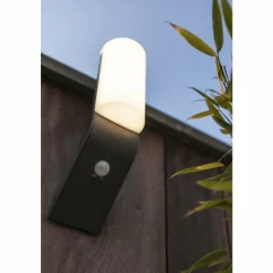Luminaires Lutec Applique murale d'extérieur Lutec BATI LED Anthracite, 1 lumière, Détecteur de mouvement