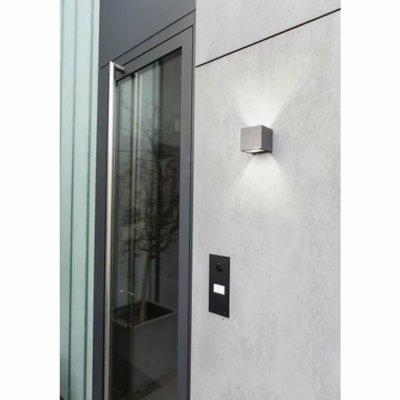 Luminaires Lutec Applique murale d'extérieur Lutec GEMINI LED Anthracite, 2 lumières