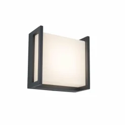 Luminaires Lutec Applique murale d'extérieur Lutec QUBO Anthracite, 1 lumière