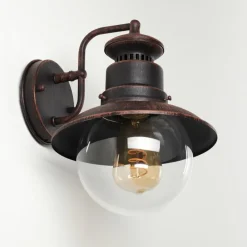 hofstein Applique murale d'extérieur Olsfors Rouille, Noir, 1 lumière