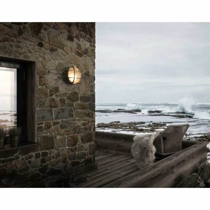 Luminaires Nordlux Applique murale d'extérieur Nordlux POLPERRO Laiton, 1 lumière