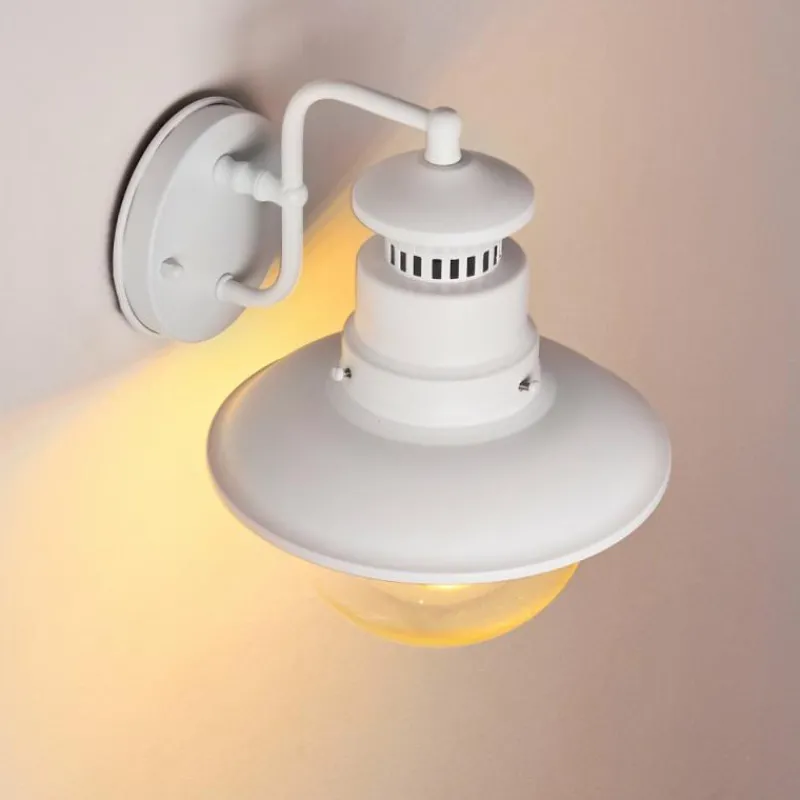 hofstein Applique murale d'extérieur Olsfors Blanc, 1 lumière