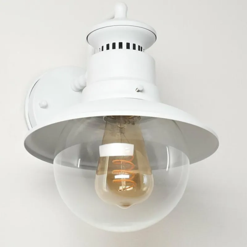 hofstein Applique murale d'extérieur Olsfors Blanc, 1 lumière