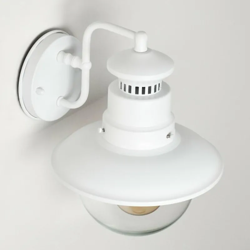 hofstein Applique murale d'extérieur Olsfors Blanc, 1 lumière