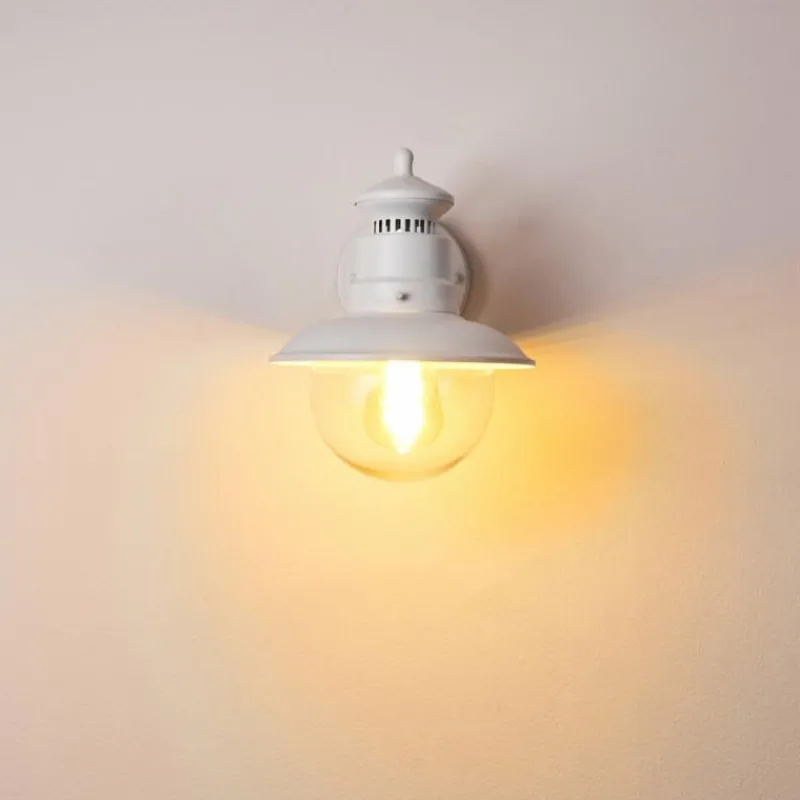 hofstein Applique murale d'extérieur Olsfors Blanc, 1 lumière