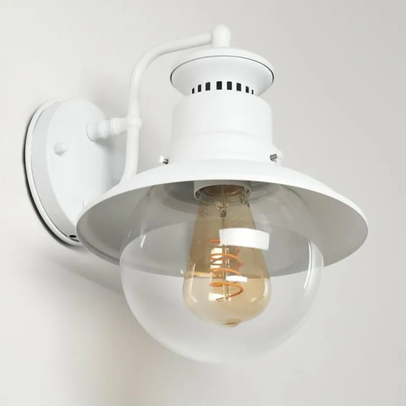 hofstein Applique murale d'extérieur Olsfors Blanc, 1 lumière