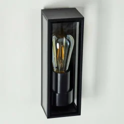 Lampes Vintages & Rétros-hofstein Applique murale d'extérieur Minakata Noir, 1 lumière