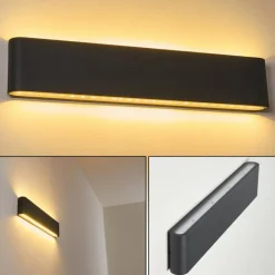 hofstein Applique murale d'extérieur Tinglev Anthracite, 2 lumières